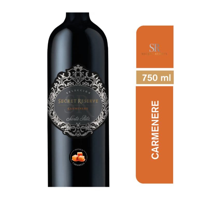 Vino Tinto Carmenere Secret Reserve Varietal 13.5 750 cc 750 ML
