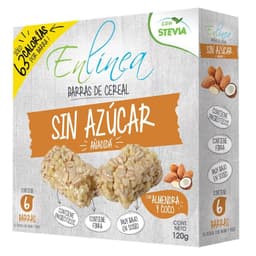 Barra Cereal Almendra Coco Sin Azucar Anadida 120 GR