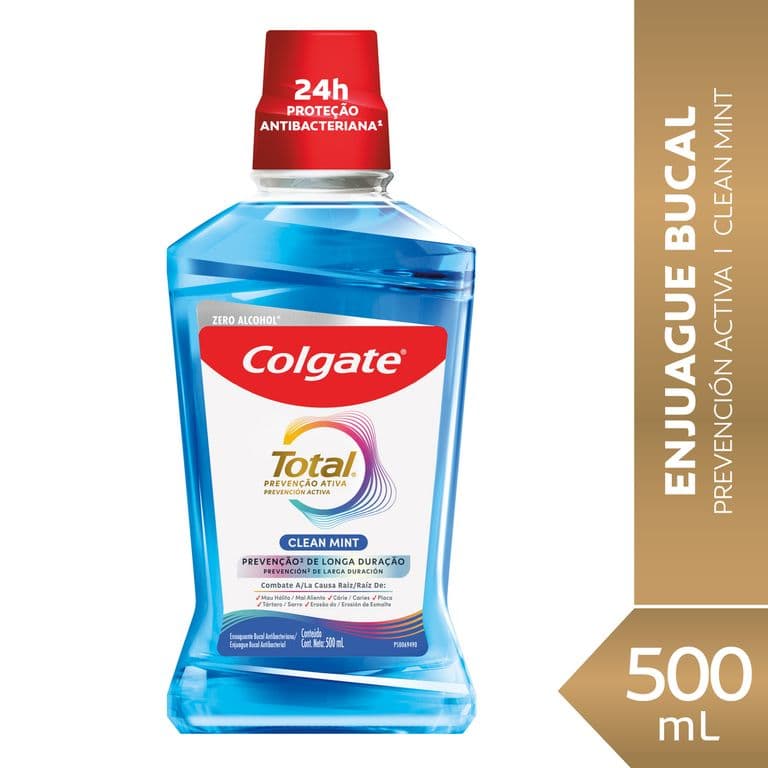 Enjuague Bucal Total 12 Clean Mint 500 ML
