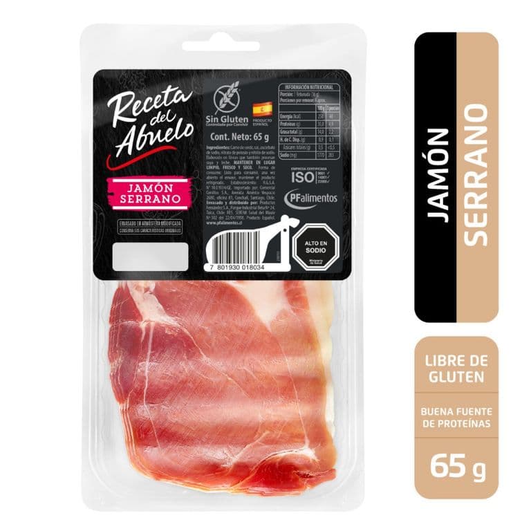 JAMON  SERRANO  RDA 65 G