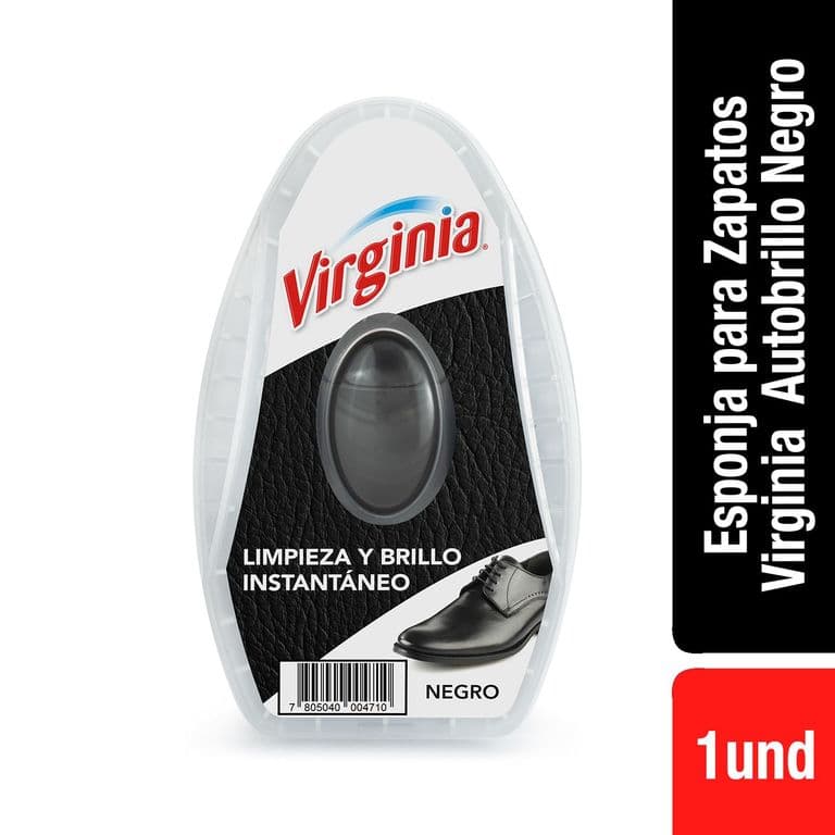 ESPONJA CALZADO NEGRO VIRGINIA 1UN