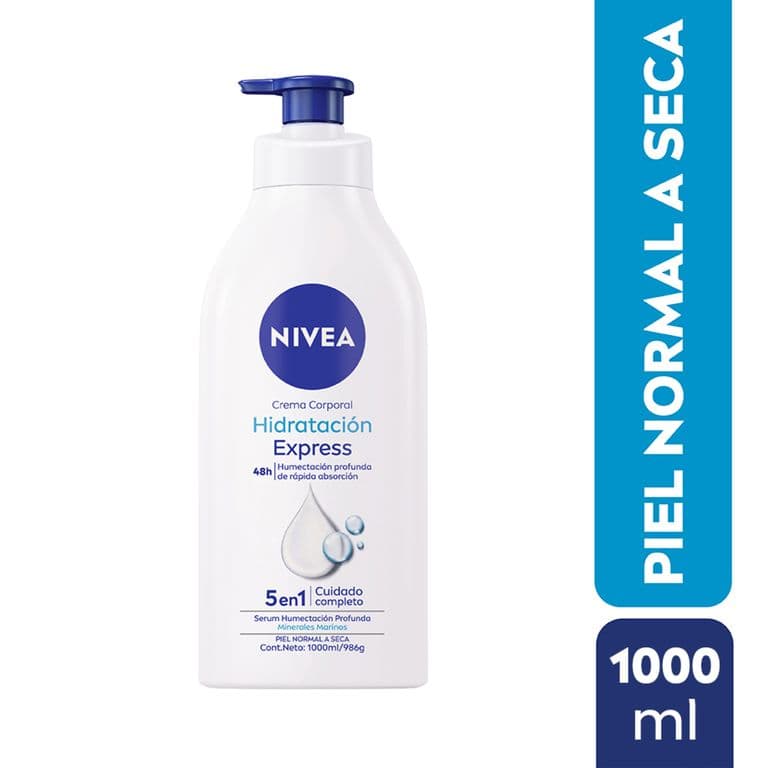 Crema Corporal Hidratacion Express Nivea L 1 L