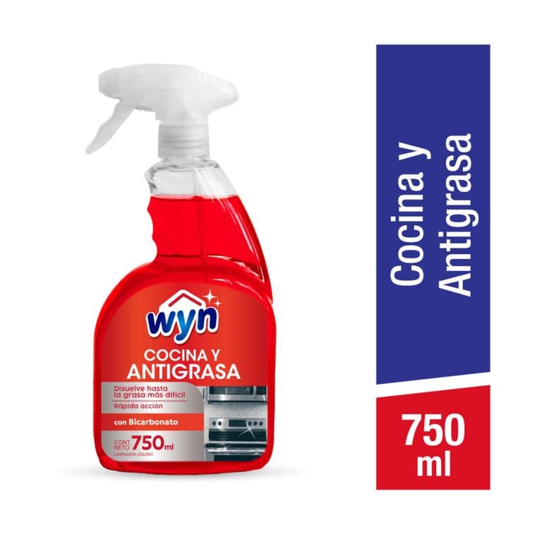 Limpiador Antigrasa Wyn 750 ml
