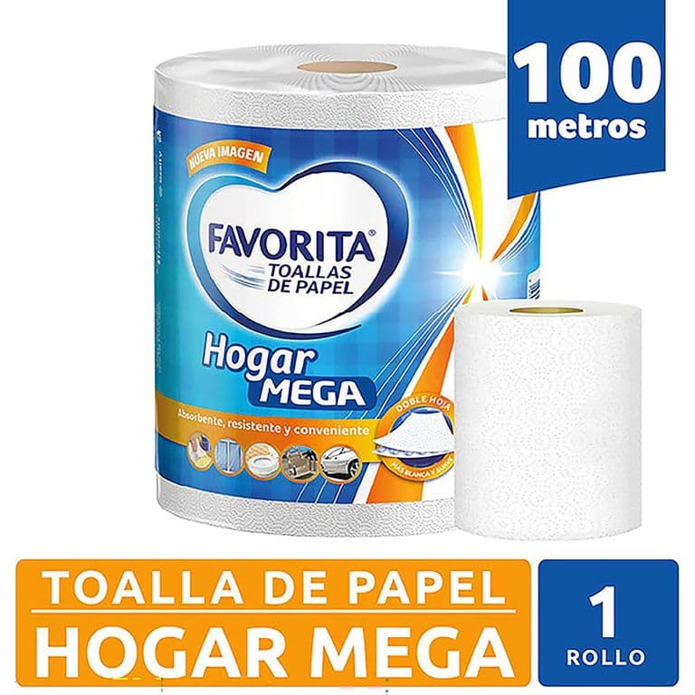 Toalla de Papel Favorita Mega 100 mts UN