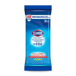 Toallitas Desinfectantes Clorox Expert Fresco FlowPack 30 Un