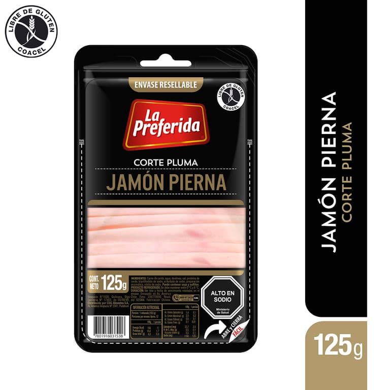 Jamon Pierna 125 GR
