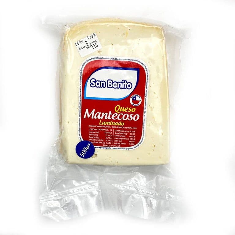Queso Mantecoso Laminado 500 GR
