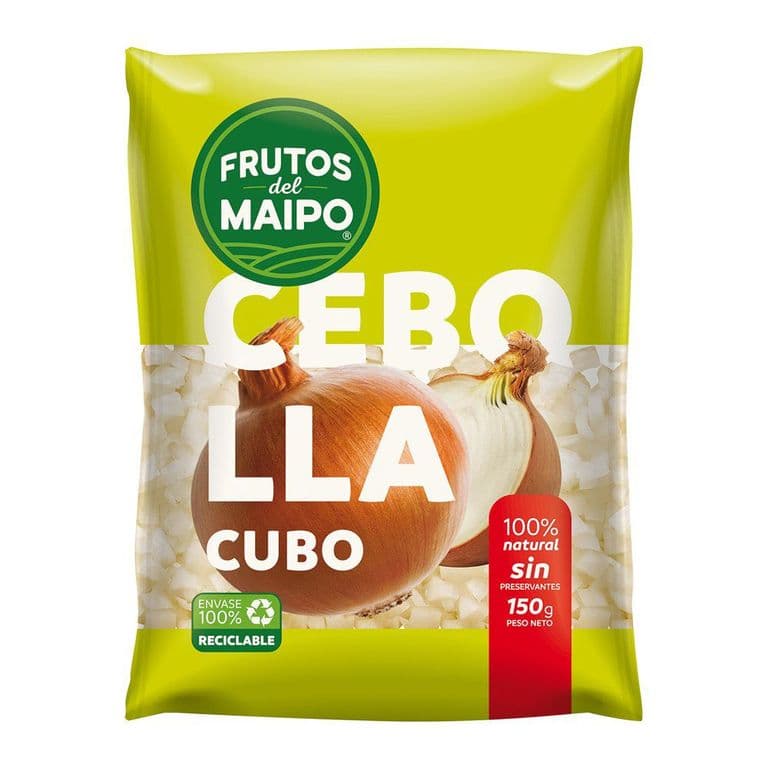 Cebolla en Cubo Congelada Frutos de Maipo 150 g