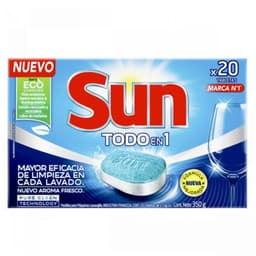 Lavavajillas Tabletas 3 en 1 20 UN