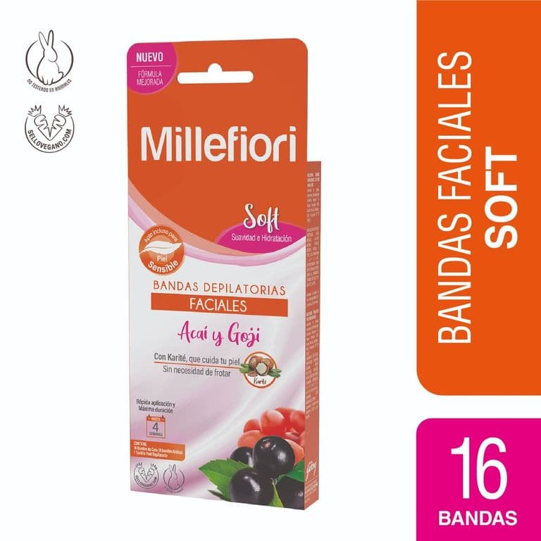 BANDAS FACIAL SOFT MILLEFIORI 5.3GR GR 16 UN