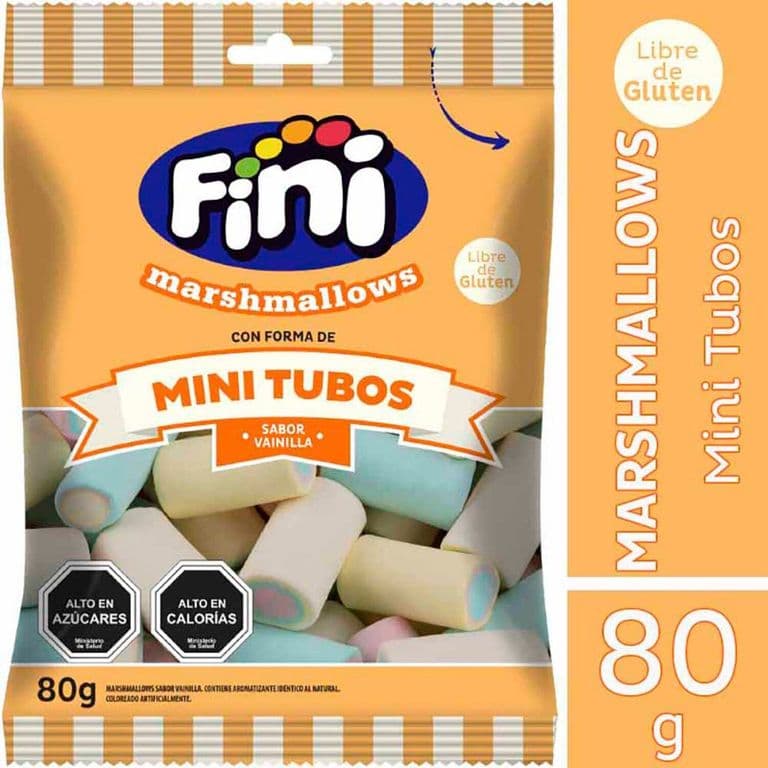Marshmallows Minitubos 80 GR