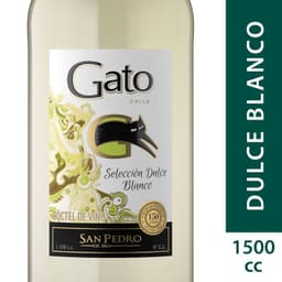 Coctel Vino Blanco Dulce Gato 8 1500 cc 1.5 LT