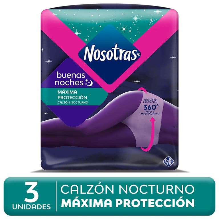 Calzon Nocturno L/XL 3 UN