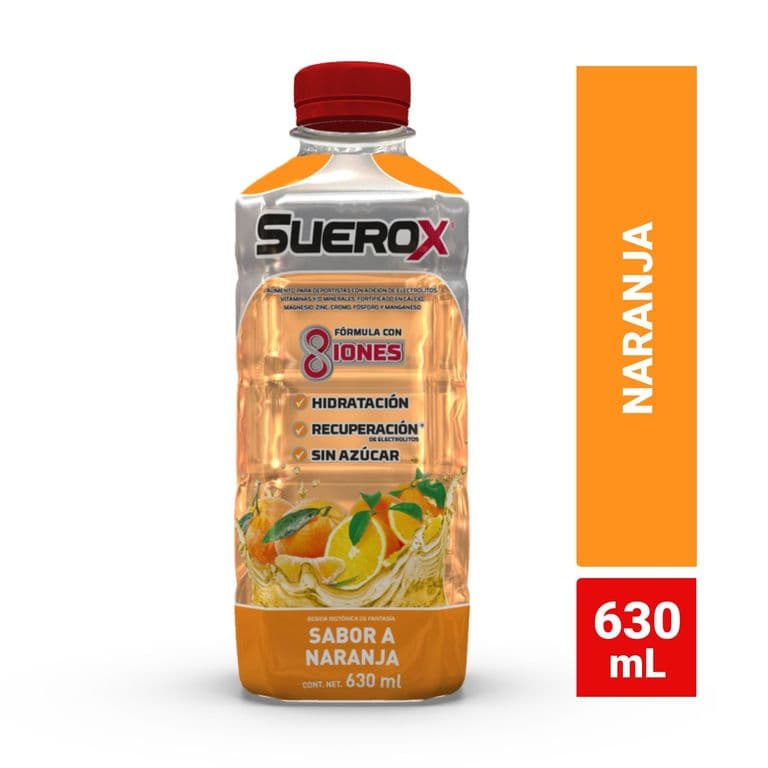 Bebida Isotonica Naranja Zero 630 ML