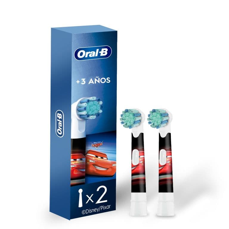 Cabezales Repuesto Cepillo Dientes Electrico Disney Cars 2 UN