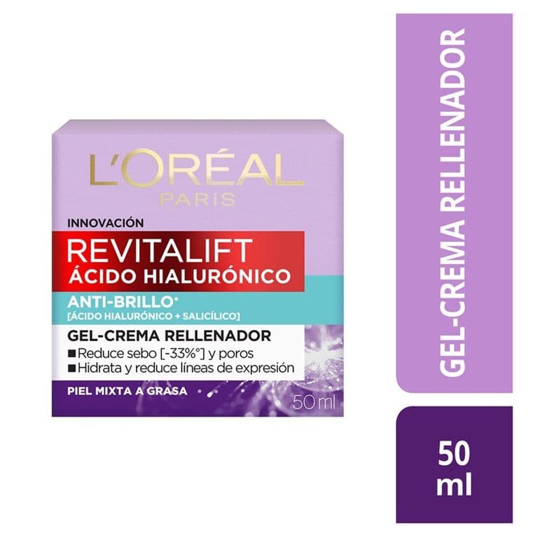 Crema Gel Oil Control Revitalift Acido Hialuronico 50 ml