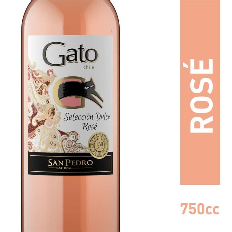 Coctel Vino Rose Dulce Gato 8 750 cc 750 ML
