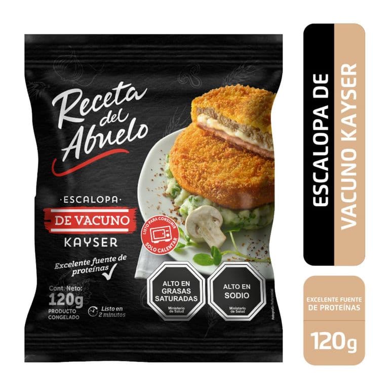 Escalopa de Vacuno Congelada 120 GR