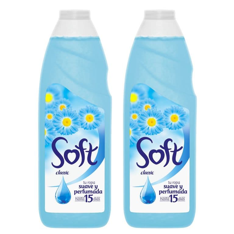 Pack Suavizante de Ropa Liquido Soft 2x1 lt PACK 2X1 LT