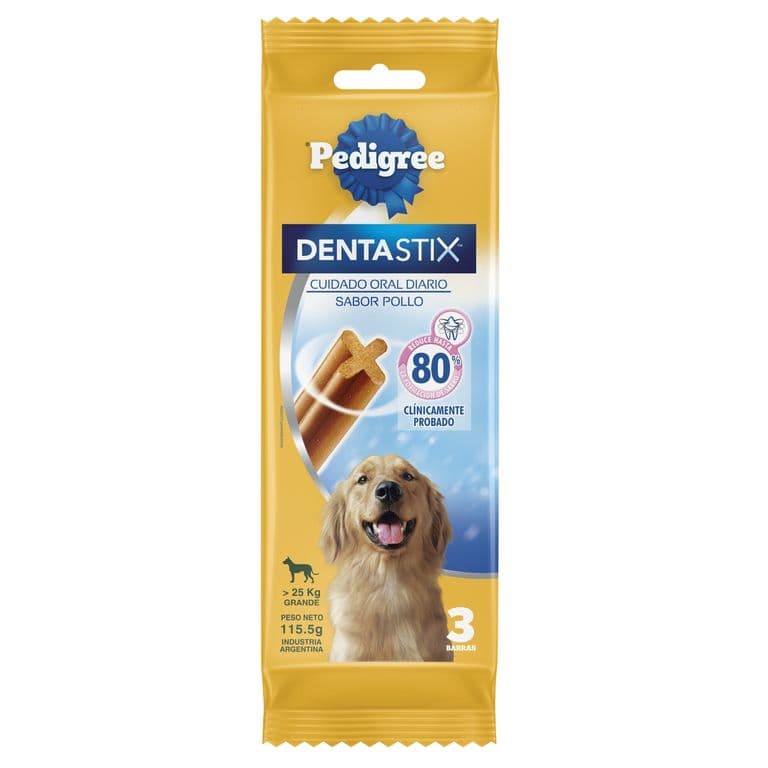 Dentastix Pedigree Raza Grande Cuidado Oral Diario 115.5 g