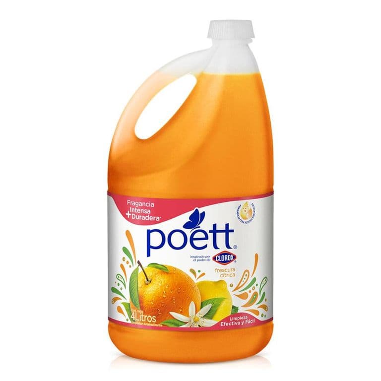 Limpiador Poett Aroma Frescura Citrica 4 L