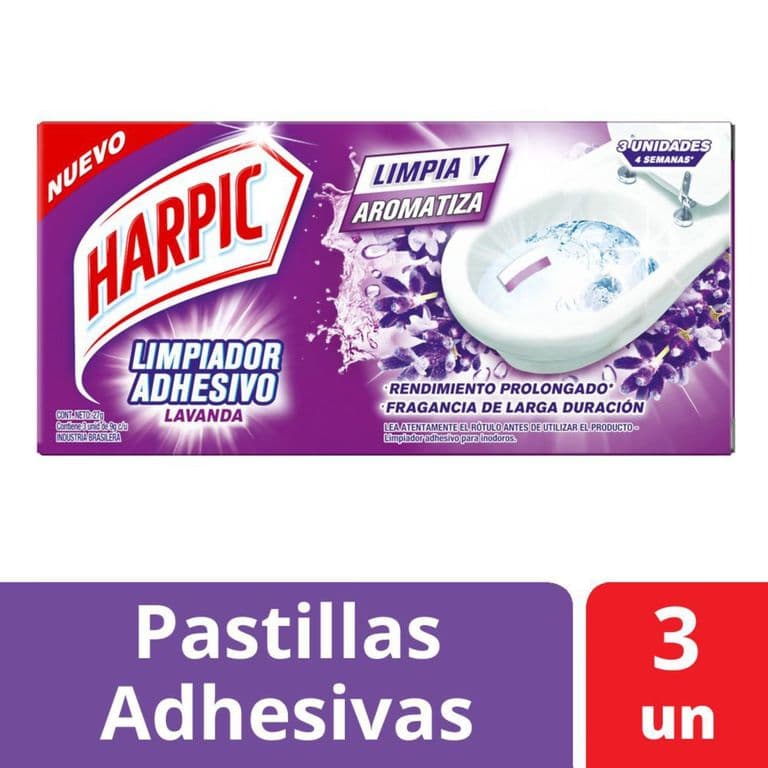 Limpiador Adhesivo para Inodoros Lavanda 3 UN