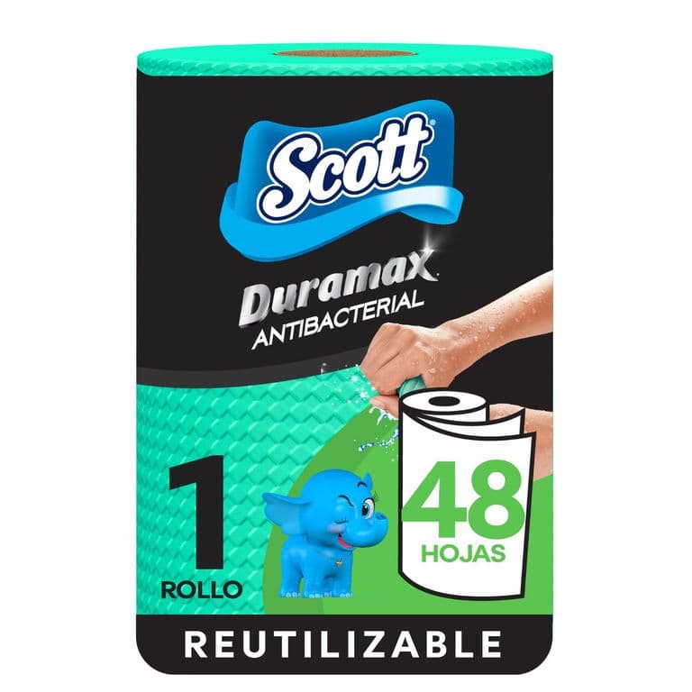 Toalla de Papel Reutilizable Scott Duramax Antibacterial 1 x 48 Hojas UN