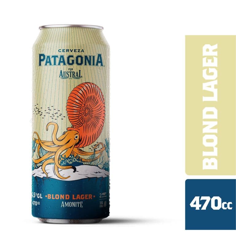Cerveza Patagonia Blond Lager 4.5 470 ml