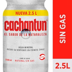 Agua Mineral sin Gas Cachantun 2.5 L 2.5 LT