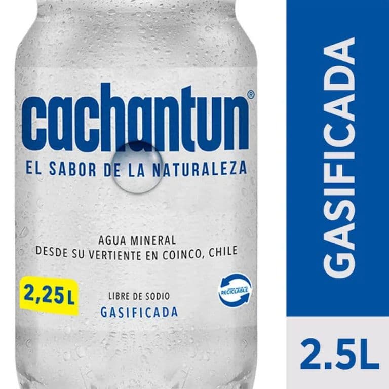 Agua Mineral con Gas Cachantun 2.5 L 2.5 LT