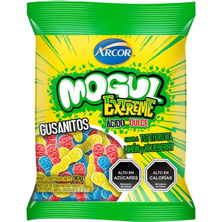 Gomitas Gusanito Acido Dulce Mogul Extreme 90 g