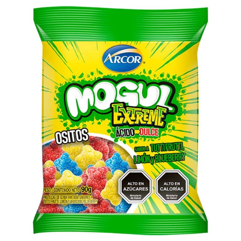 Gomitas Osito sabor Acido Dulce Mogul Extreme 90 g