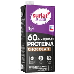 Leche Descremada Chocolate Proteina Sin Lactosa Surlat 1 lt