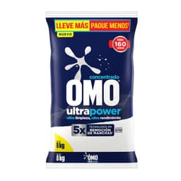 Detergente en Polvo Matic Omo 8 kg