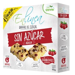 Barra de Cereal con Cranberries En Linea 90 g