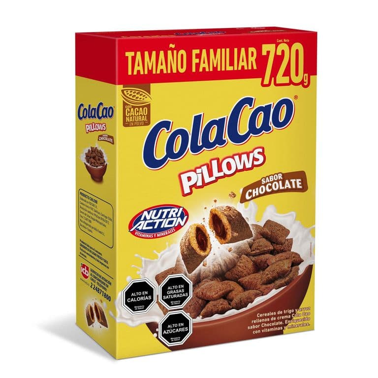 Cereal Pillows Cola Cao Sabor Chocolate 720 g