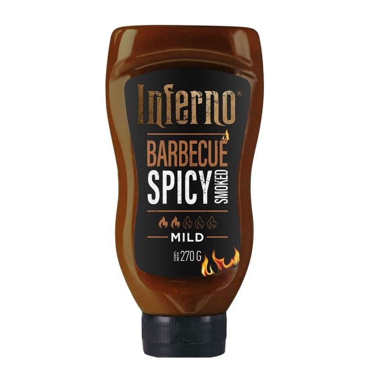 Salsa Bbq Inferno Spicy Smoked 270 g