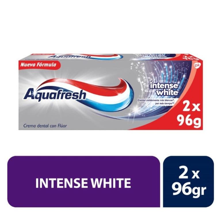 Pack Cremas Dentales Aquafresh Intense White 2 x 96 g