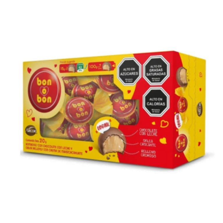 Bombones de Chocolates Bon o Bon 210 g