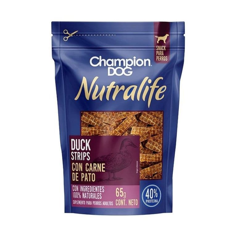 Snack Nutralife Pato Champion Dog 65 g 66 GR
