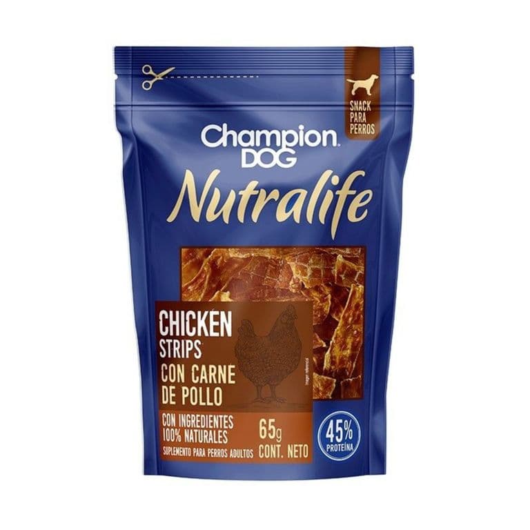Snack Nutralife Pollo Champion Dog 65 g
