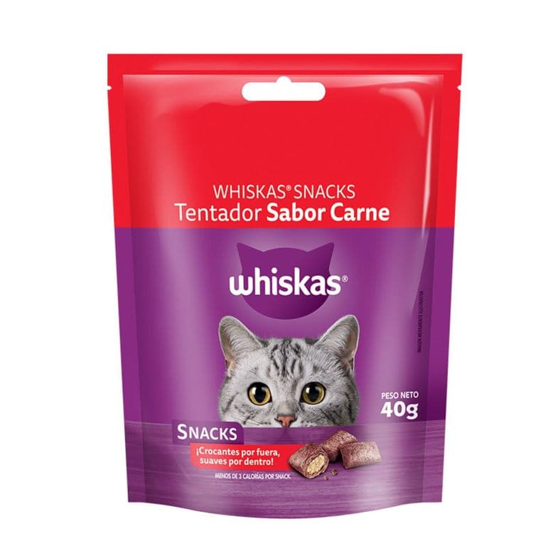 Snacks para Gato Sabor Carne Whiskas 40 g