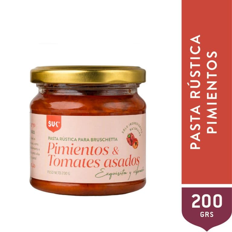 PASTA RUSTICA PIMIENT y TOMAT ASAD 200G