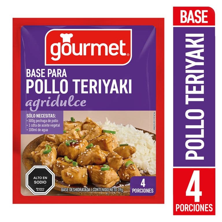 Base para Pollo Teriyaki Agridulce Gourmet 39 g
