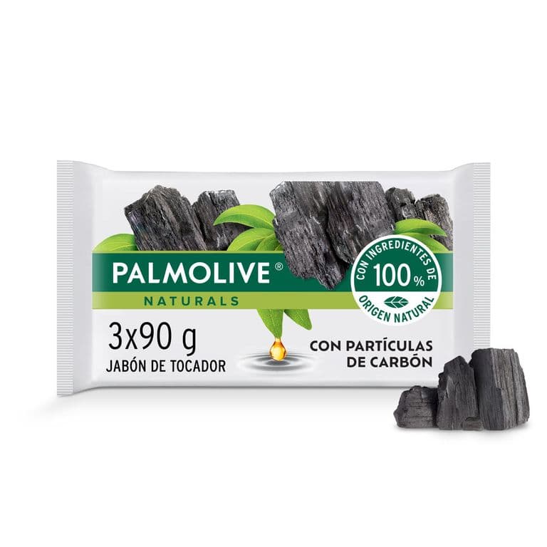 Jabon Natural Carbon Palmolive 3 x 90 gr UN