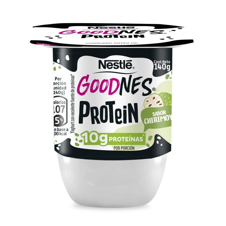 Yoghurt Goodnes Protein Sabor Chirimoya Nestle 140 g