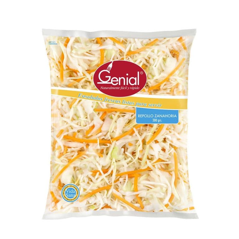 Ensalada Repollo y Zanahoria en Bolsa 300 g