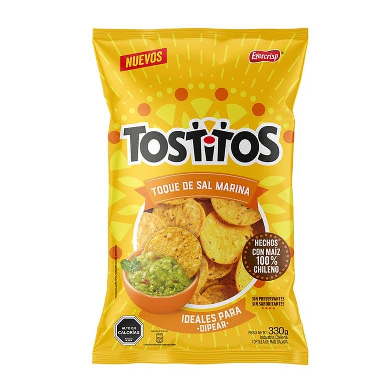 Tortillas de Maiz Tostitos con Sal de Marina Evercrisp 330 g