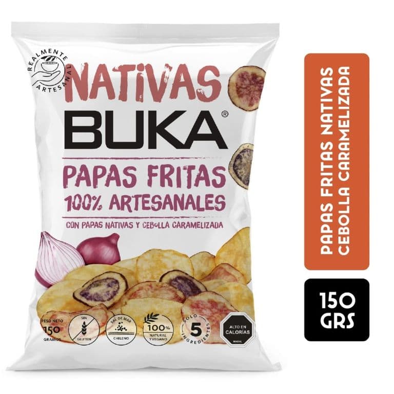 Papas Fritas Buka Nativa Cebolla 150 g