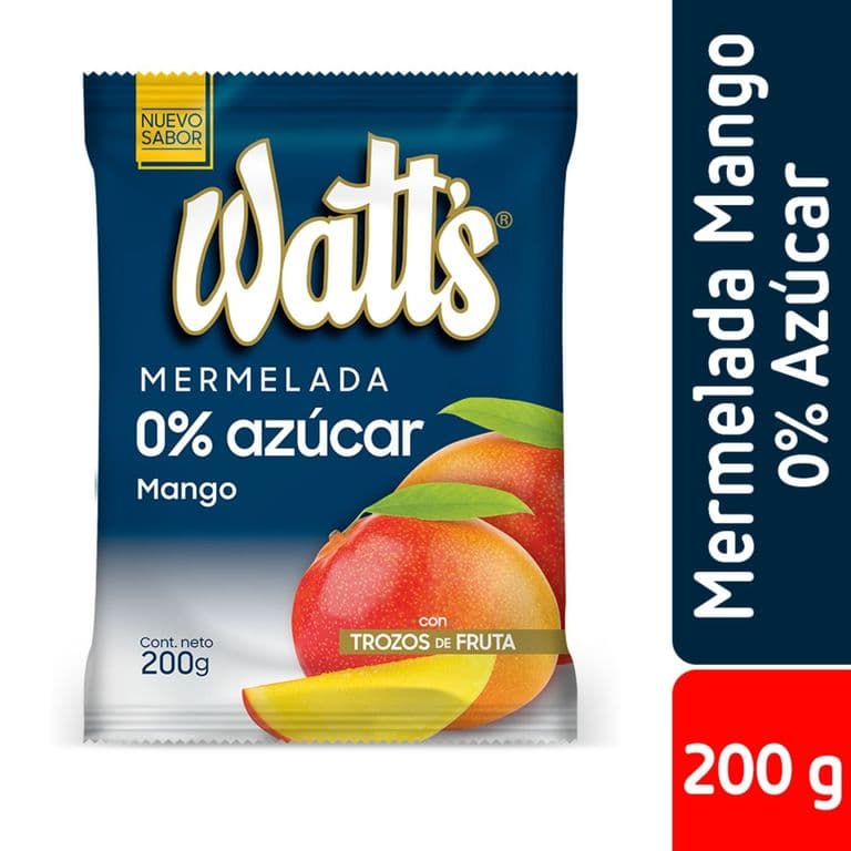 Mermelada Mango 0% Azucar Watts 200 g